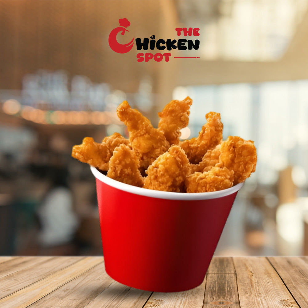 1 Bucket, 6 Signature Sauces, 4 Fries, 4 Cole Slaw, 4 Texas Toast, 1 Gallon Tea